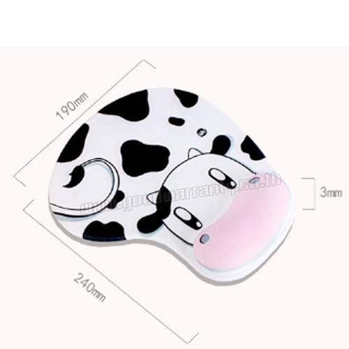 COW MOUSEPAD GEL แผ่นรอเม้าส์เจลรองข้อมือ AD039 MP-OK-PA-02008