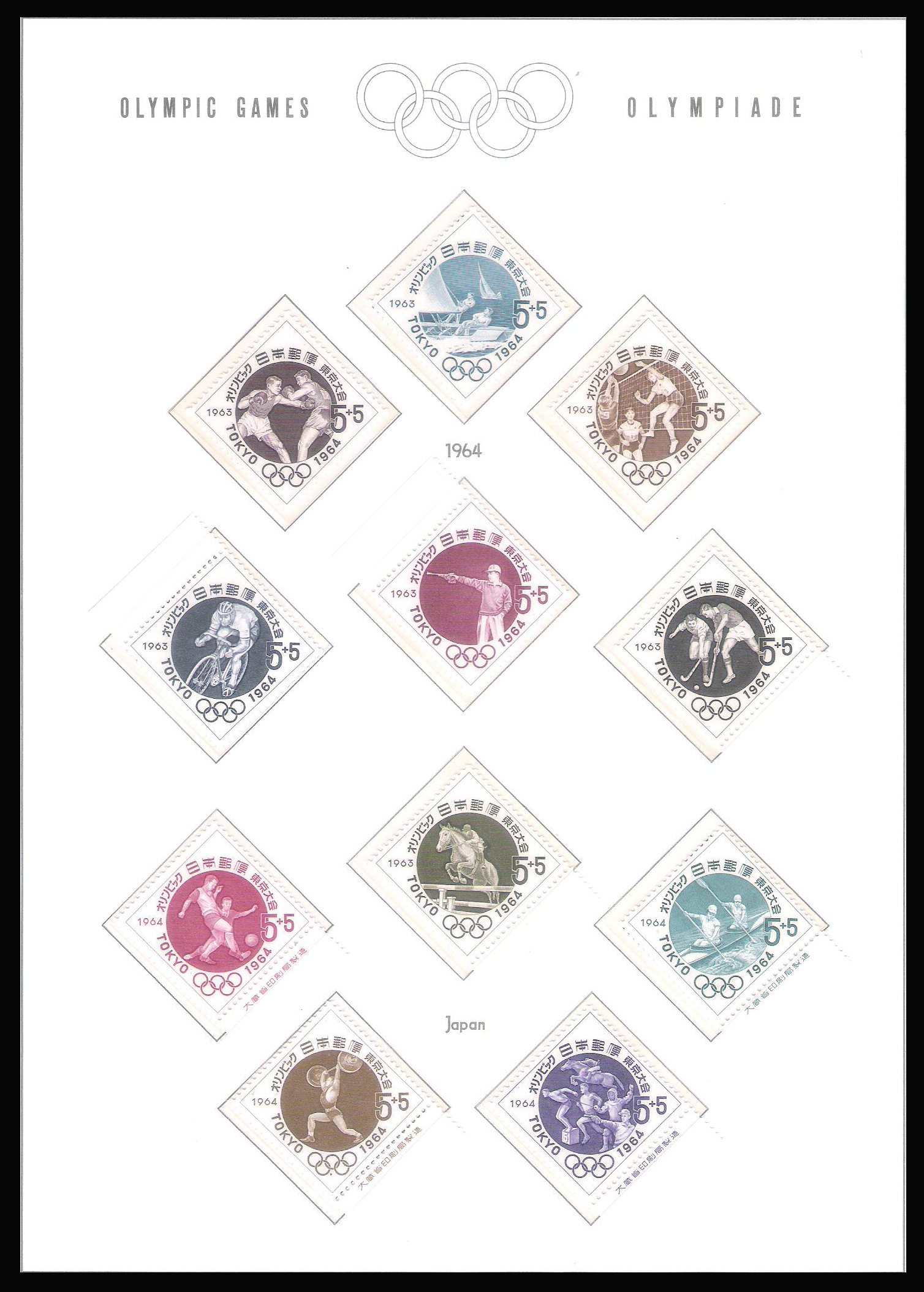 1964 Olympic Games - Tokyo, Japan