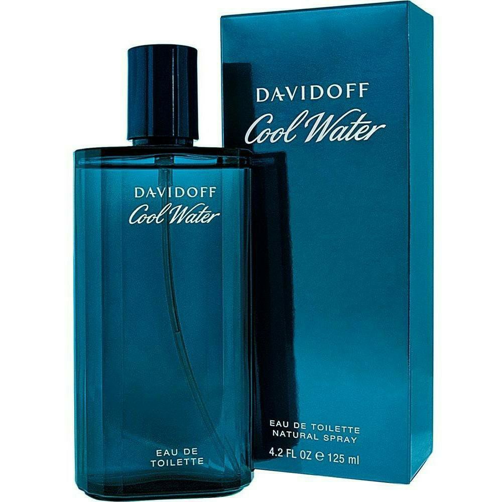 น้ำหอมผู้ชายดาวิดอฟ คูลวอเตอร์เค้าเตอร์แบรนด์แท้ Davidoff Cool Water For Men 125 ml . กล่องซีล