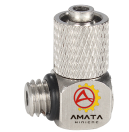 หัวจ่ายน้ำมัน Linear Guide/Ball Screw 90 องศา ,M6 สาย 4 มม