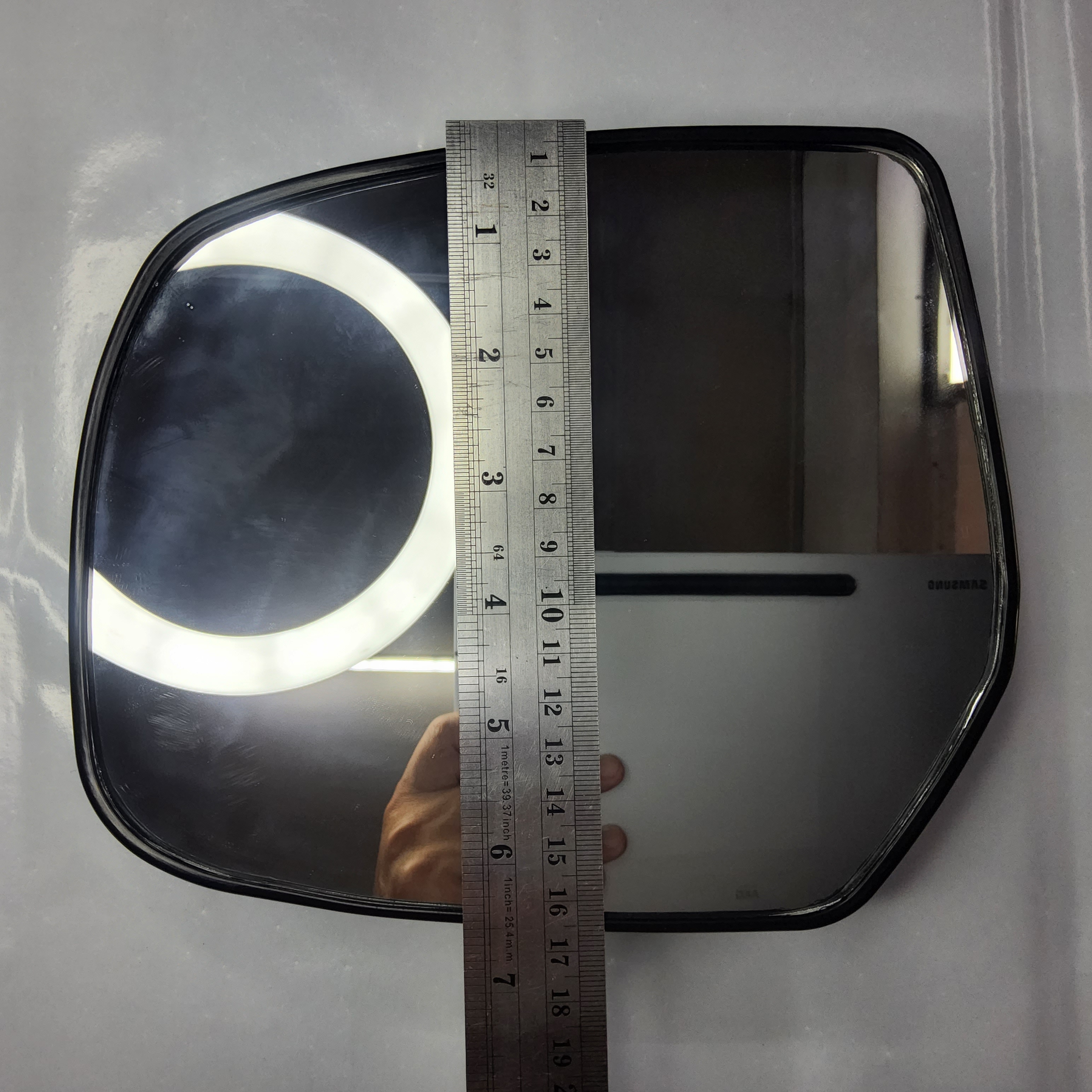 เนื้อ กระจกมองข้าง MAZDA BT 50 ขอบดำ ปรับมือ + ไฟฟ้า ข้างซ้าย LH