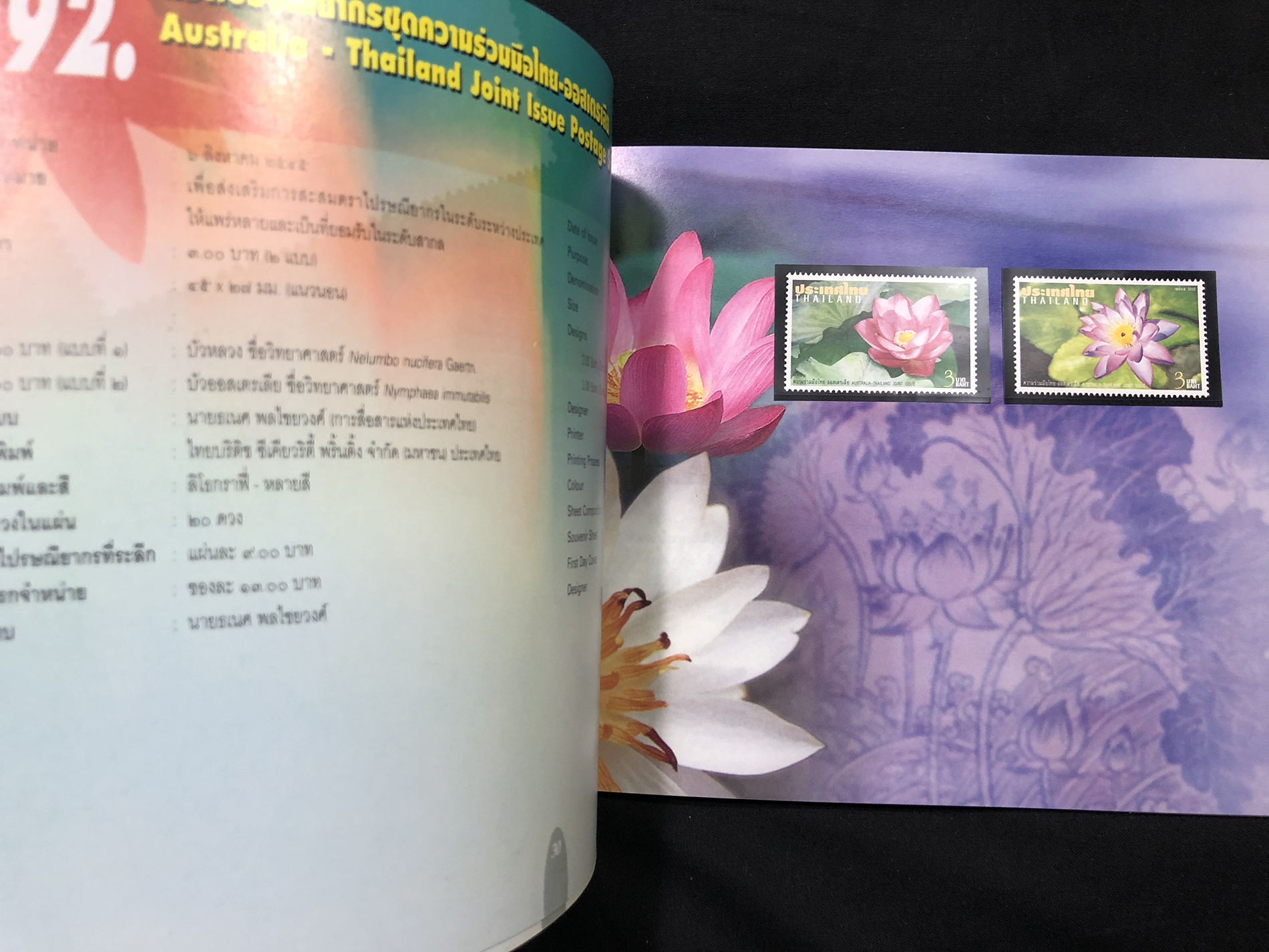 สมุดตราไปรษณียากรไทยประจำปี 2545