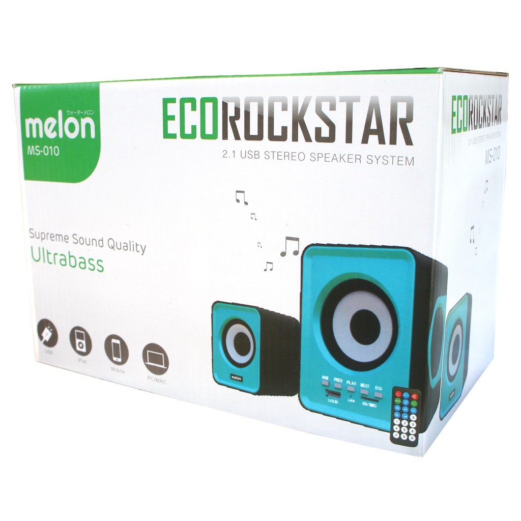 melon MS-010 Subwoofer Speaker USB 2.1 CH SP-ML-21-010RE