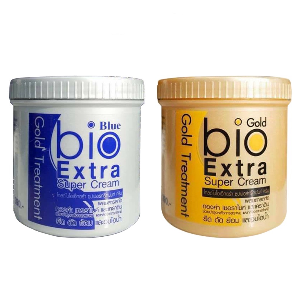 ทรีทเม้นท์ไบโอ(กระปุก 500 ml) Bio Extra Super Cream Gold Treatment 500ml.