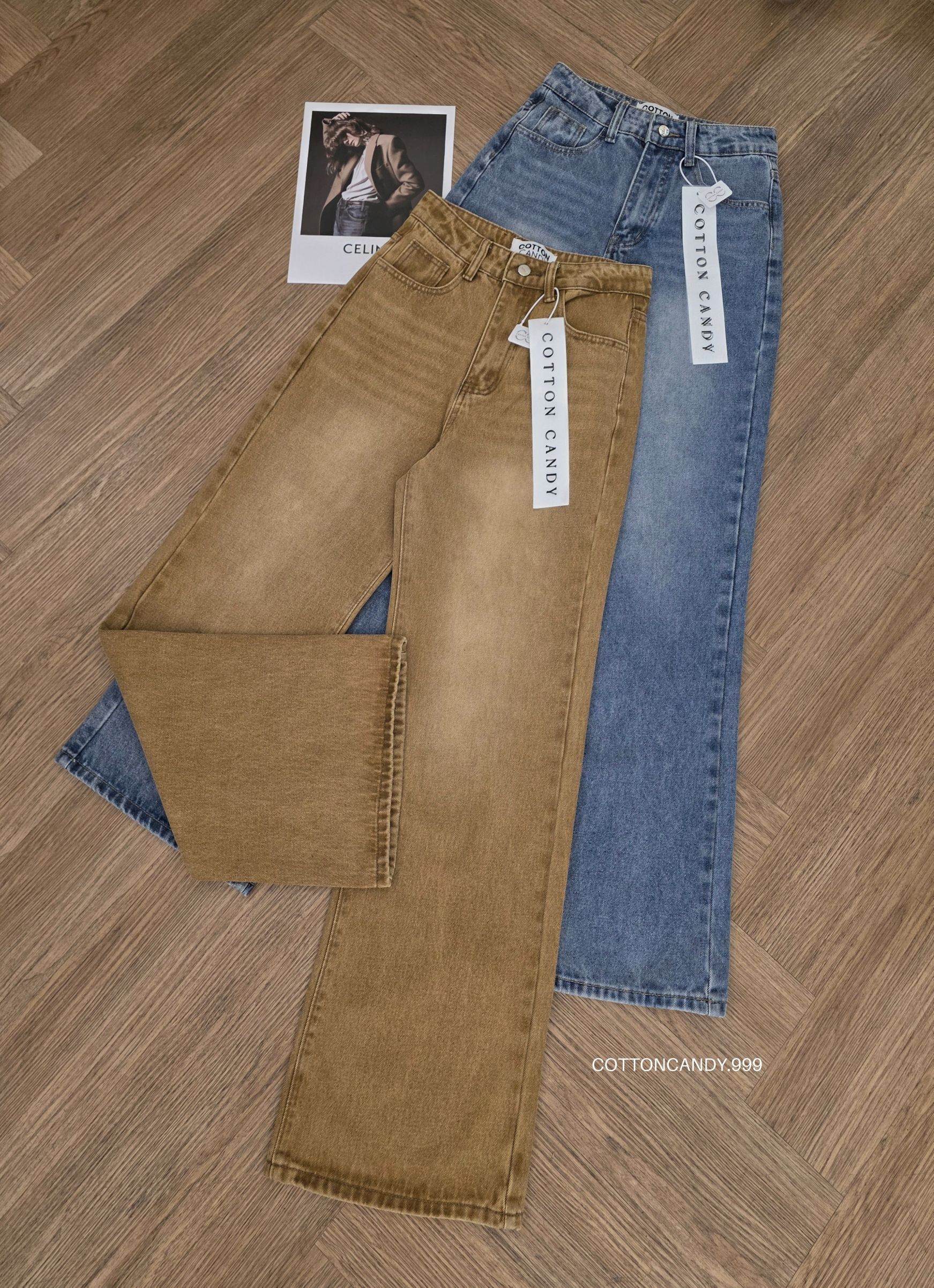 tag#cottoncandy กางเกงยีนส์ ผ้ายีนส์เนื้อนำเข้าเกรดพิเศษ ทรงสวย