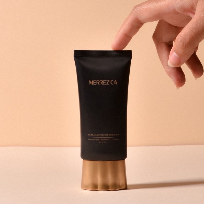 Merrez'ca Snail Smooth Pore BB Cream 50 ml เมอร์เรก้า บีบีหอยทาก 50 มิลลิลิตร(หลอด)