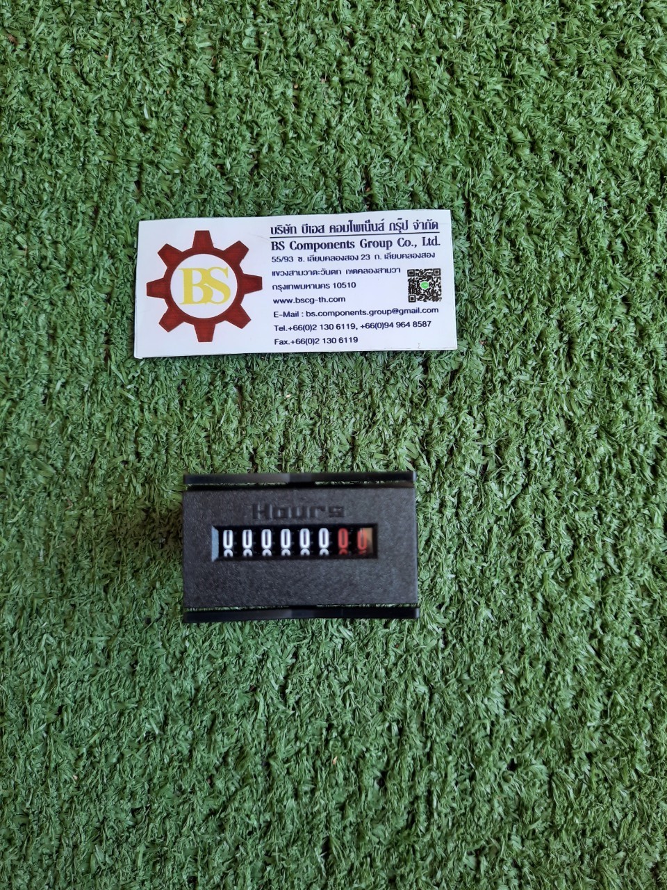 KUBLER : Hour counter 24x48mm. H37(10-30VDC) black