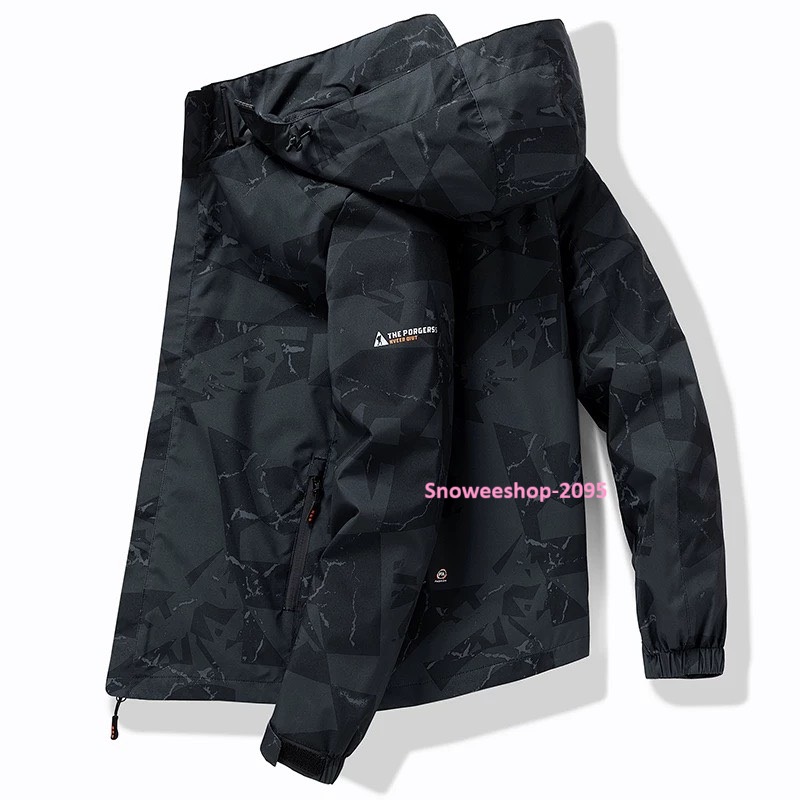 เสื้อแจ็คเก็ตมีฮู้ดสำหรับคุณผู้ชาย อากาศแรงแค่ไหนก็เอาอยู่ ใส่เที่ยวต่างประเทศเที่ยวหิมะก็ได้ กันน้ำ กันลม บุหนา อุ่นจริง ไม่เทอะทะ มี 4 สี เท่ทุกลุค ไซส์ M-5XL