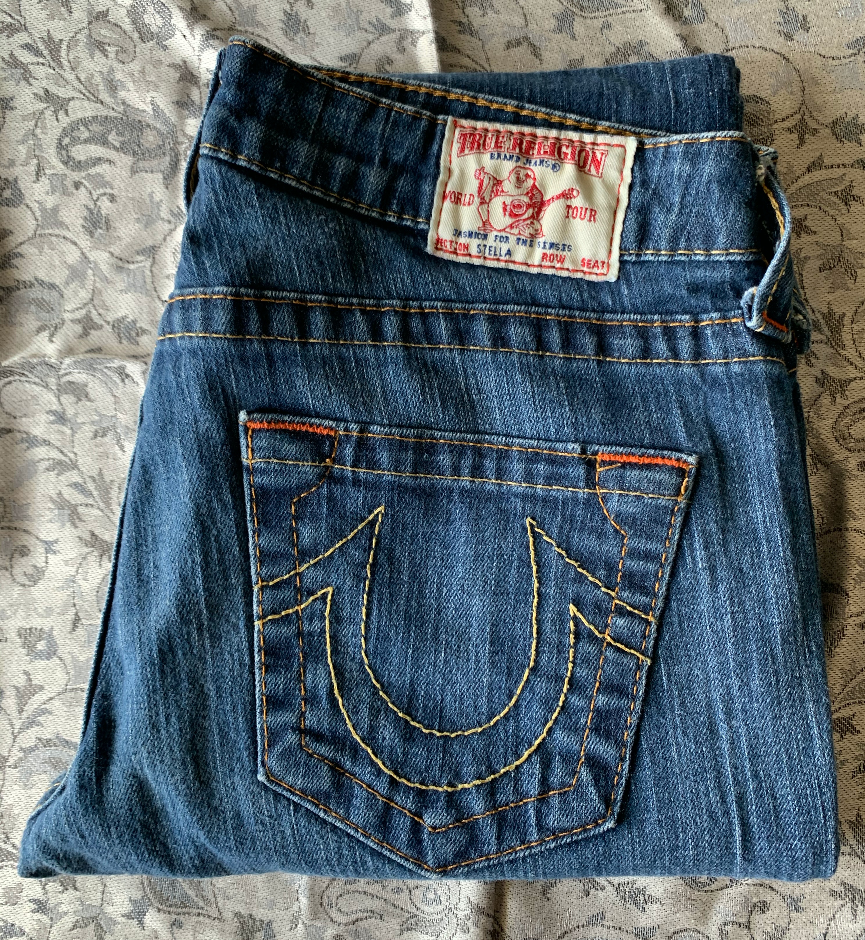 กางเกงยีนส์ผู้หญิงมือสอง TrueReligion Made in USA