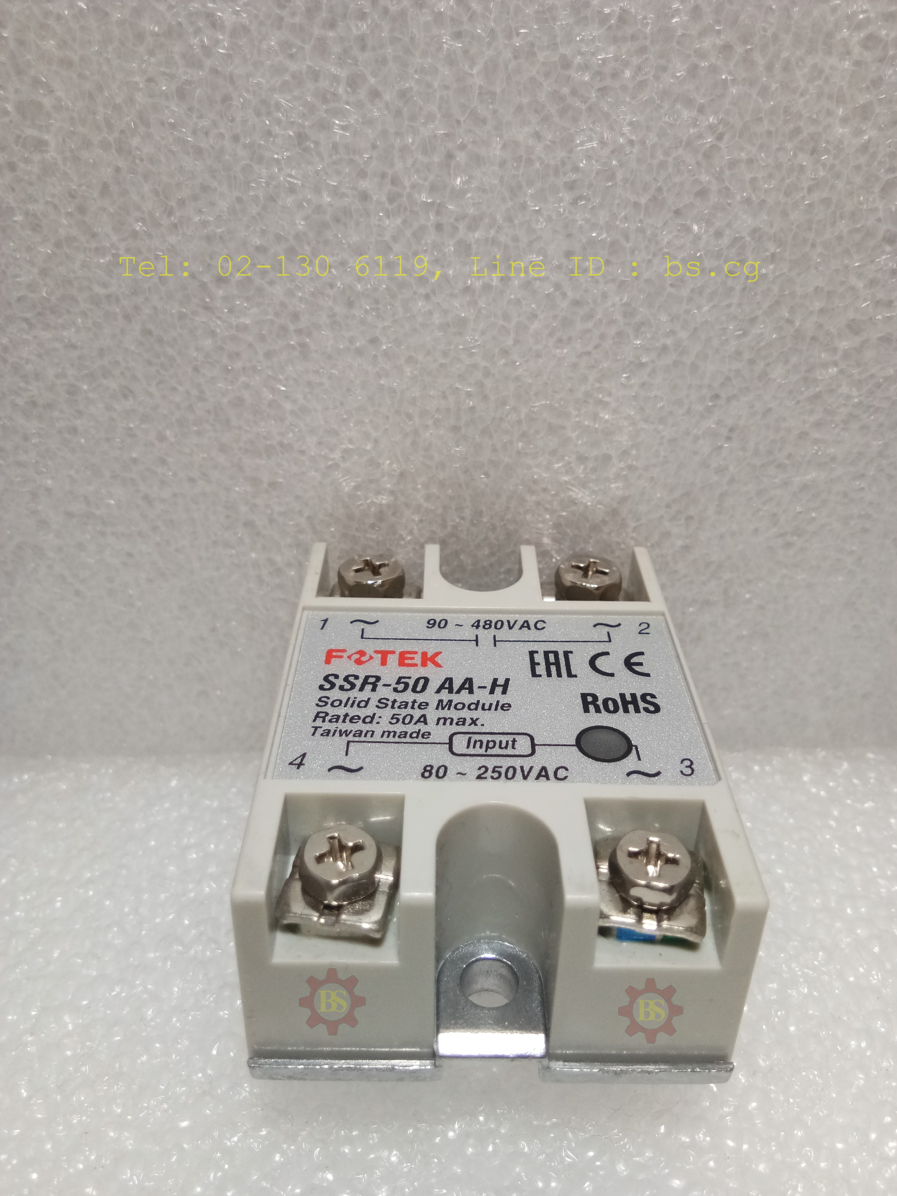 FOTEK : Solid State Module Rated: 50A max. SSR-50 AA-H