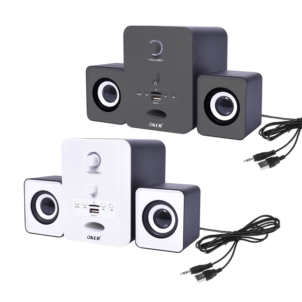 OKER SP-525 OKER DESKTOP SPEAKERS 2.1 USB/5W. SP-OK-21-525xx