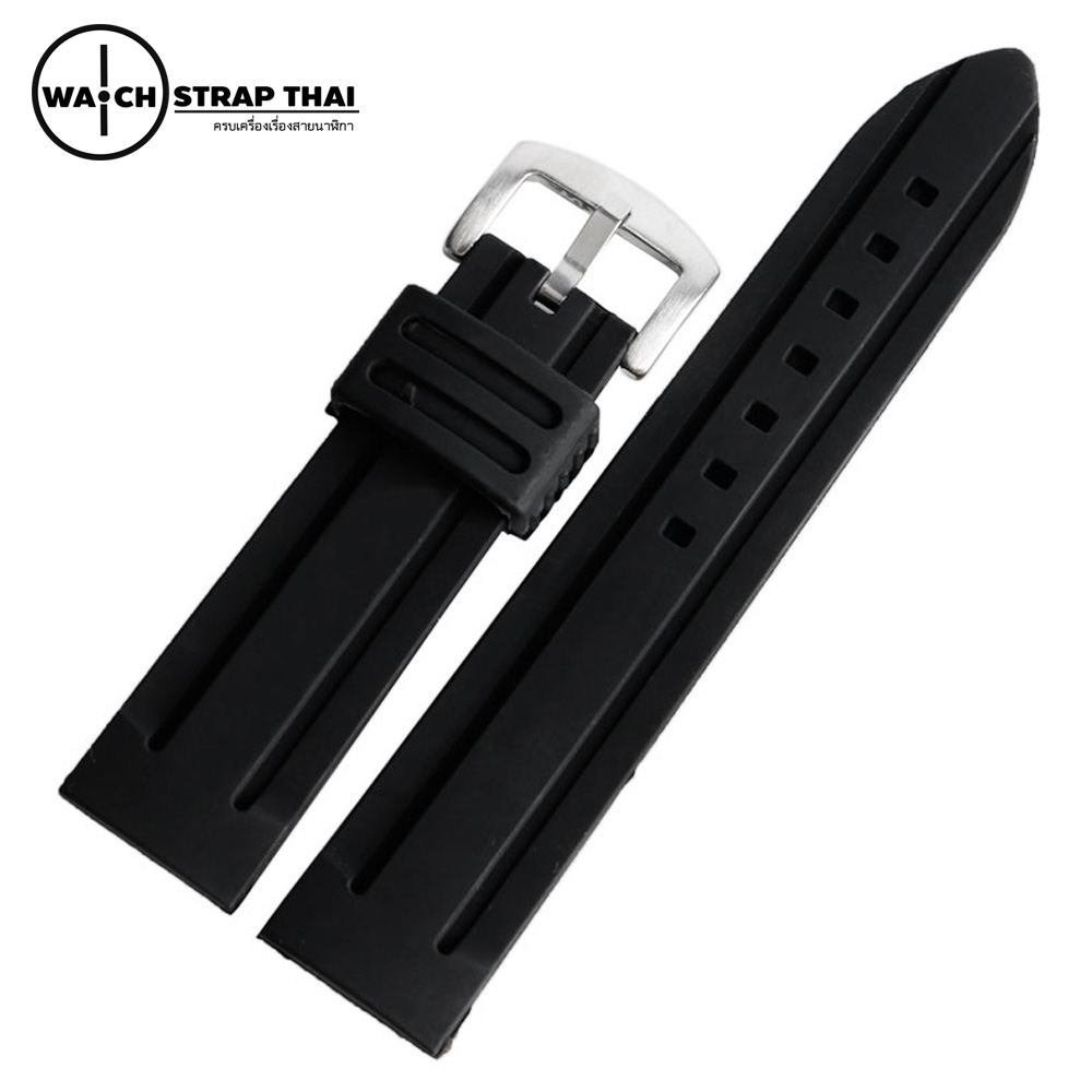 สายนาฬิกายาง SET01 Rubber Watch Strap มีขนาด 20,22,24 mm