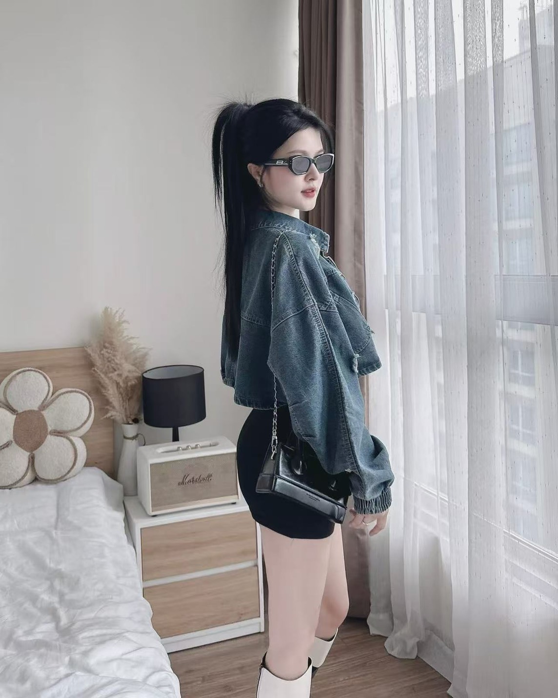 เซตสุดชิค 2 ชิ้นพร้อมแมทช์ ✨ เดรสคอเต่ารัดรูปแขนยาว เนื้อผ้านุ่มยืดหยุ่น ใส่แล้วหุ่นเป๊ะ ปังสุด!