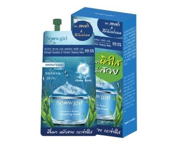 SNOWGIRL Squalane & Plankton Sleeping Mask 15g./6pcs