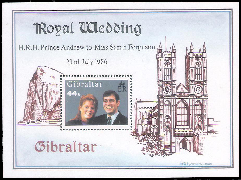 1986 Royal Wedding - Prince Andrew and Sarah Ferguson