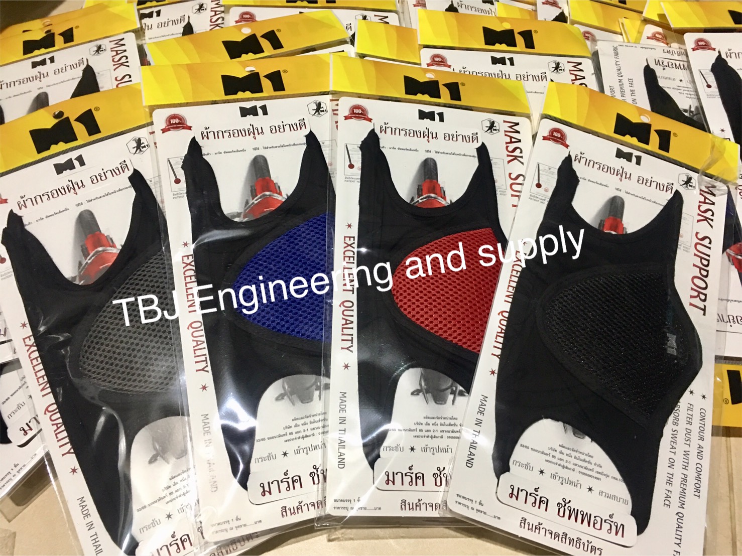 หน้ากากผ้า แบบมีกรอง ซักได้ M1 รุ่น K4