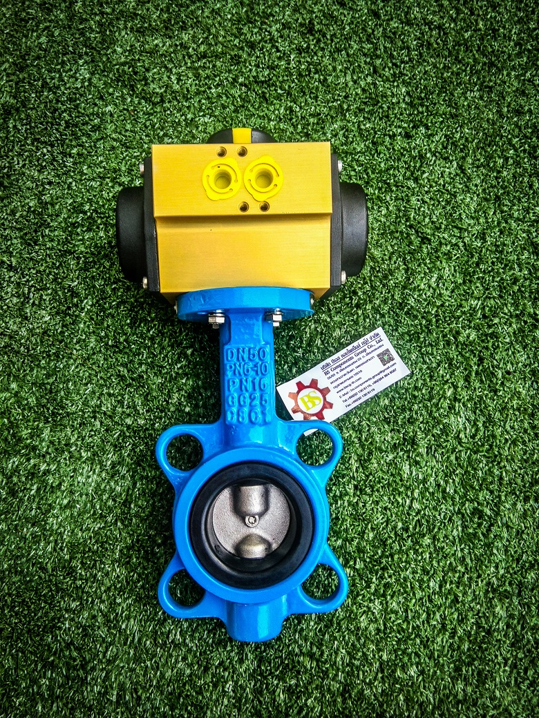 Actuator butter fly valve 2"