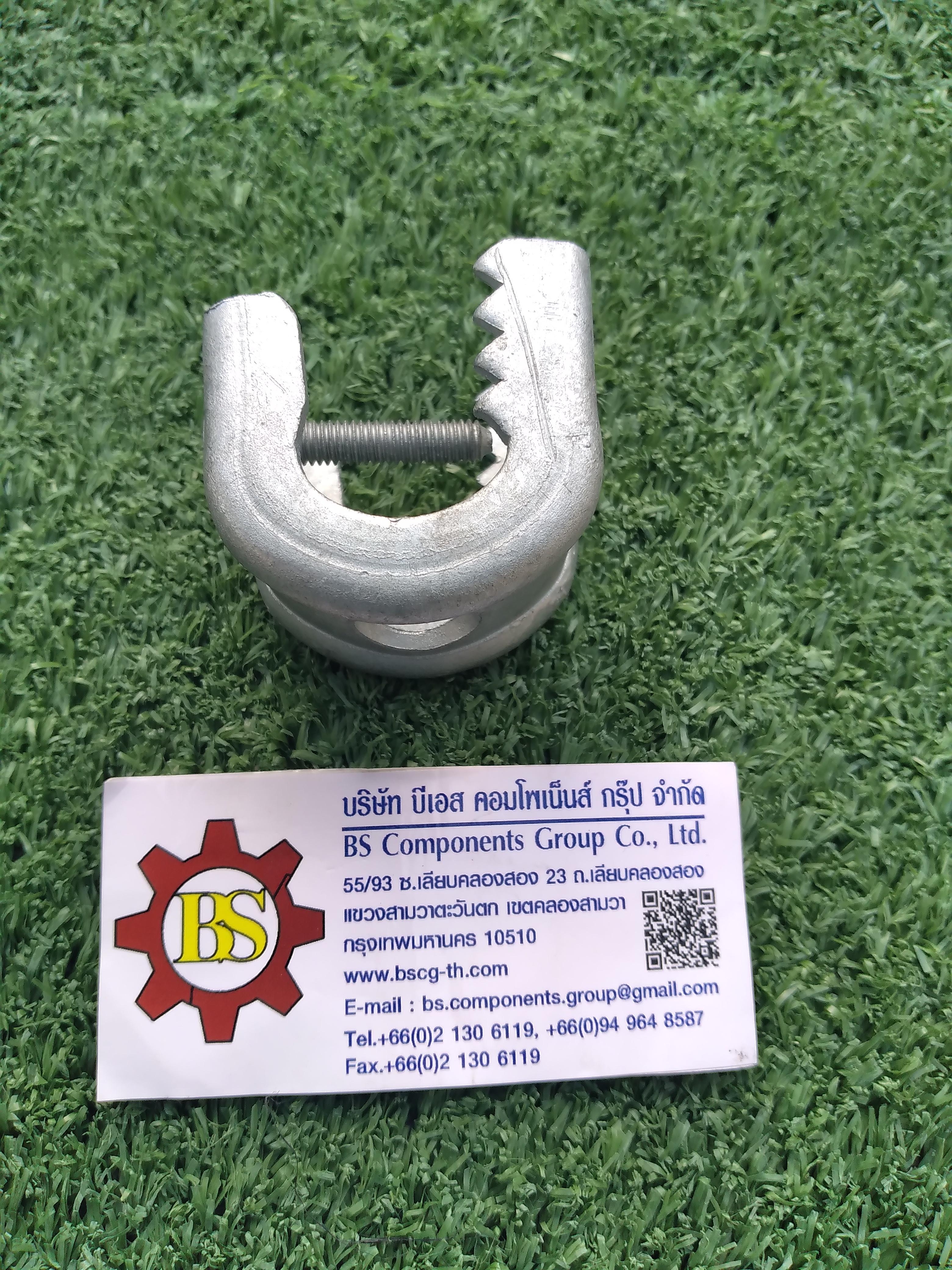 แคล้มฟันจระเข้ เบอร์ 1W ชุบHDG (beam clamp) 5-20mm.