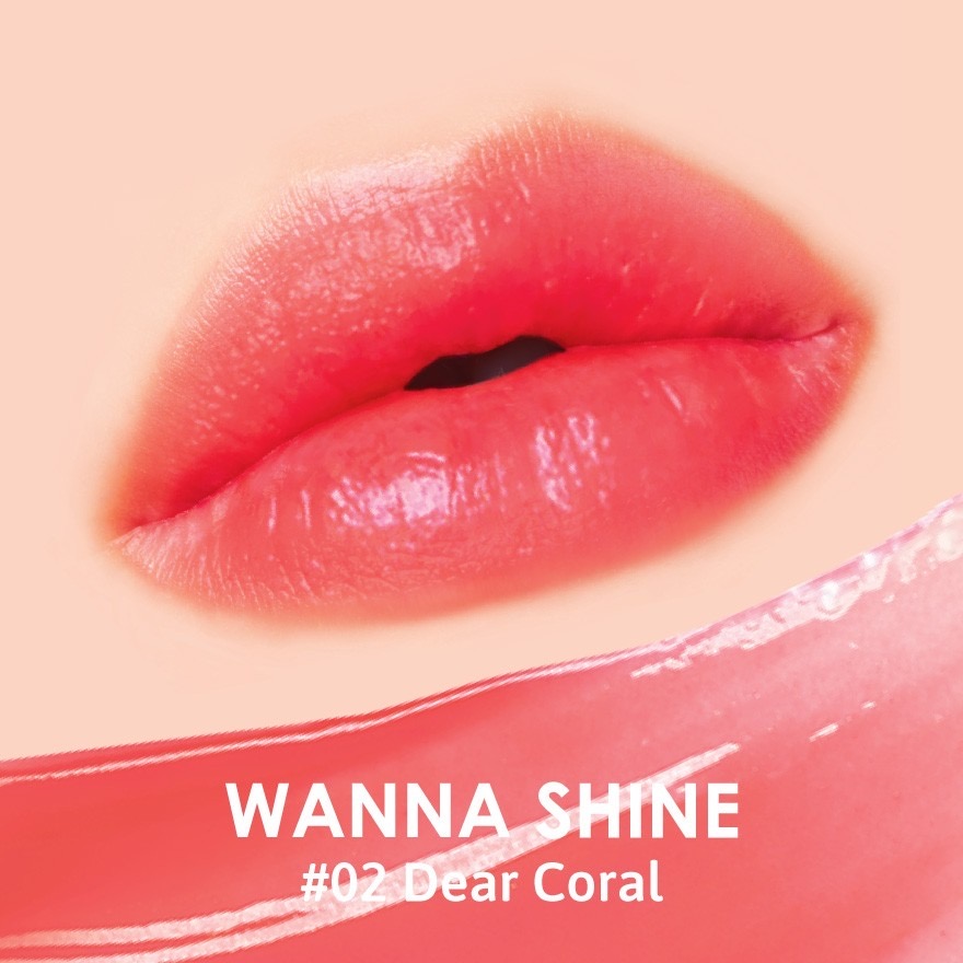 Cathy Doll Wanna Shine Lipstick 3g เคที่ดอลล์ วันนาไชน์ลิปสติก ลิปสติกเนื้อวาว 3 กรัม