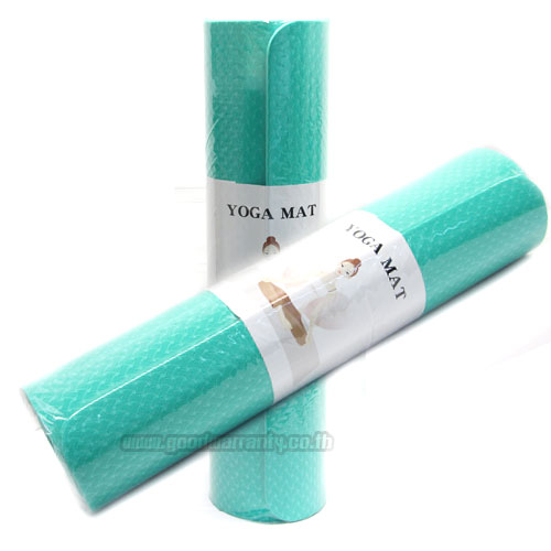 เสื่อโยคะ TPE หนา 8มิล TPE YOGAMAT 8mm..+ถุงใส่เสื่อ แถมฟรี สายรัดเสื่อ *ส่งฟรี* SKU-00600