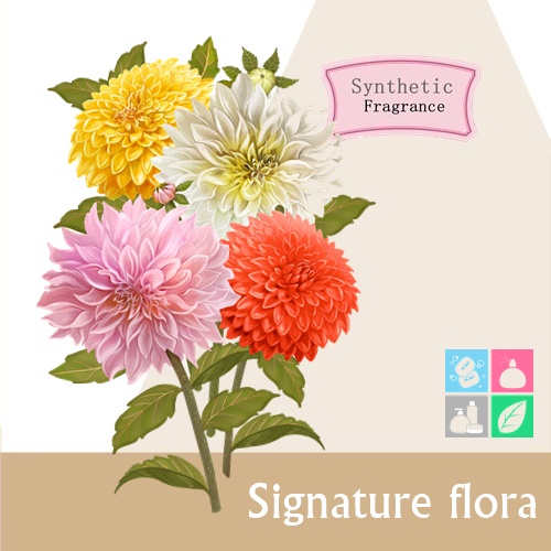 Signature flora หัวน้ำมันหอม ซิกเนอเจอร์ ฟอร่า Smooth Fresh Floral กลิ่นดอกไม้ ที่ชัดเจน สุขุม เรียบง่าย ละลายในแอกอฮอล์และน้ำมัน / ทนอุณหภูมิสูง / ไม่เร่งเทรซ COA