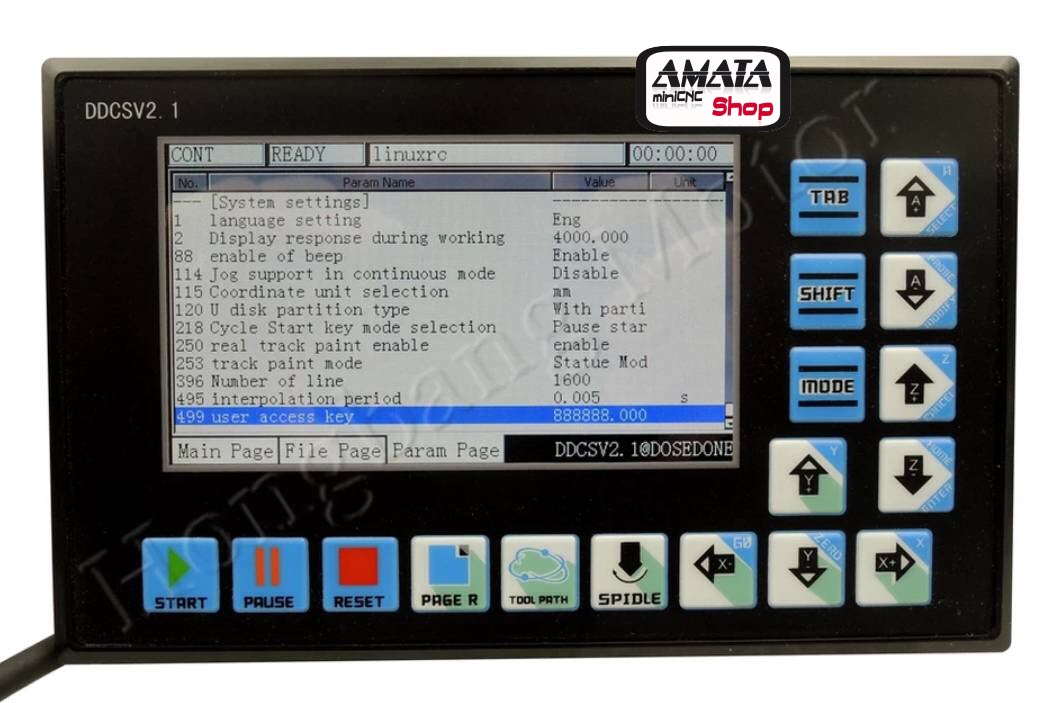 DDCSV 2.1 MACH3 Offline Standalone 4 Axis+USB Cable + Flash Drive + Manual Disc