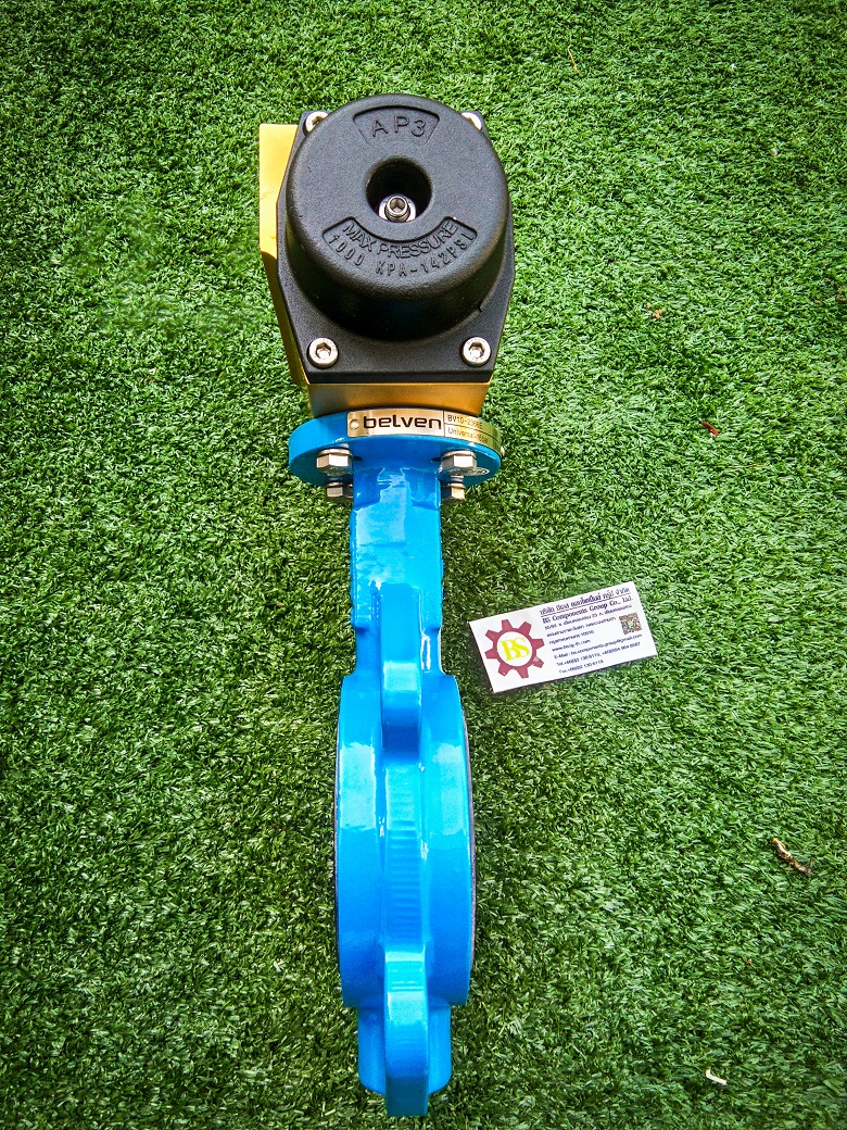 Actuator butter fly valve 3"