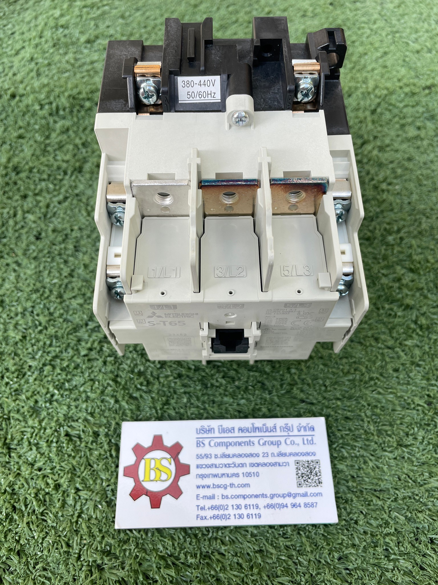 Mitsubishi : คอนแทคเตอร์ S-T65 coil 380Vac