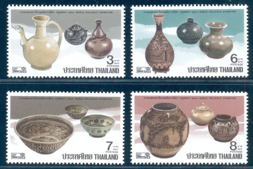 แสตมป์งานแสดงตราไปรษณียากรโลก กรุงเทพฯ 2536 ชุด3