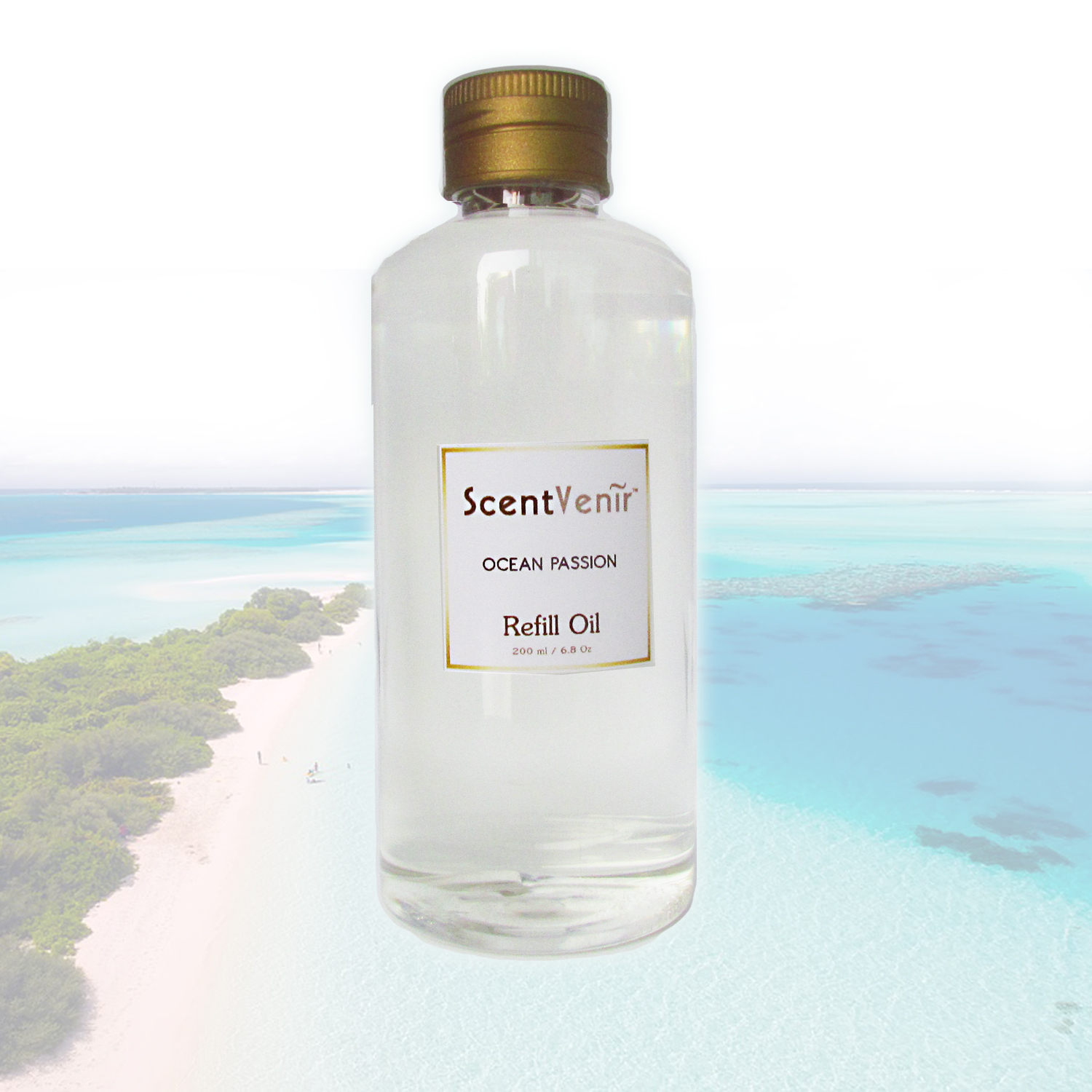 ScentVenir OCEAN PASSION Scent Refill Oil น้ำหอมกระจายกลิ่น น้ำหอมปรับอากาศ ไม้หวาย ก้านไม้ ก้านหวาย ก้านไม้หอม ชนิดเติม กลิ่นโอเชี่ยน แพชชั่น สัมผัสกับกลิ่นแห่งท้องทะเล หอมสะอาด สดชื่น, เย็นสบาย อโรม่า สูตรเฉพาะพิเศษด้วยน้ำมันหอมระเหยแท้ผสมกับหัวน้ำหอมเก