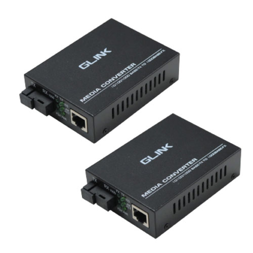 GCVT-04 GLINK Ethernet Media Converter 10/100/1000Mbps DA-GO-HM-CVT04