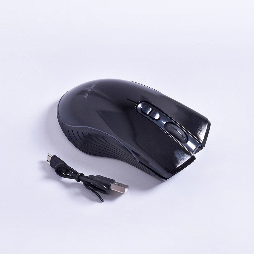OKER M257 WIRELESS MOUSE 1600DPI เม้าท์ไร้สาย ไฟ7สี CHARGING SKU-02957