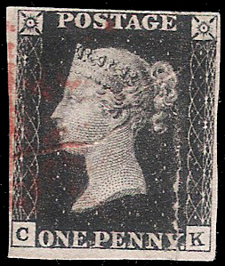1840 Black Penny