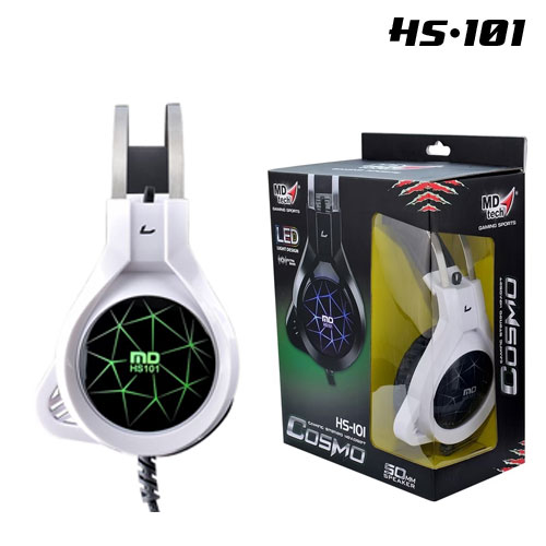 MDTECH HS-101 MDTECH COSMO HEADPHONE+MIC LED LIGHT DESIGN HP-HM-MD-101XX