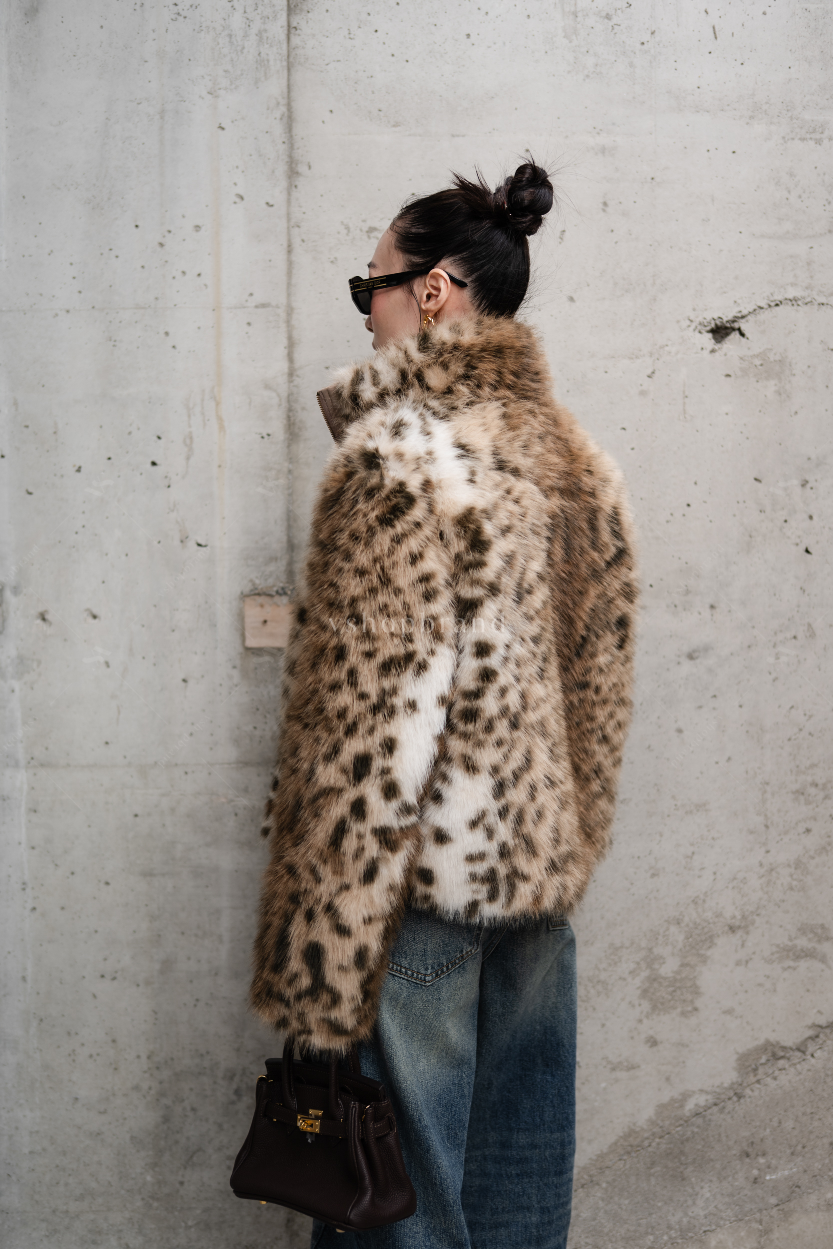 เสื้อคลุมขนเฟอร์ลายเสือดาว