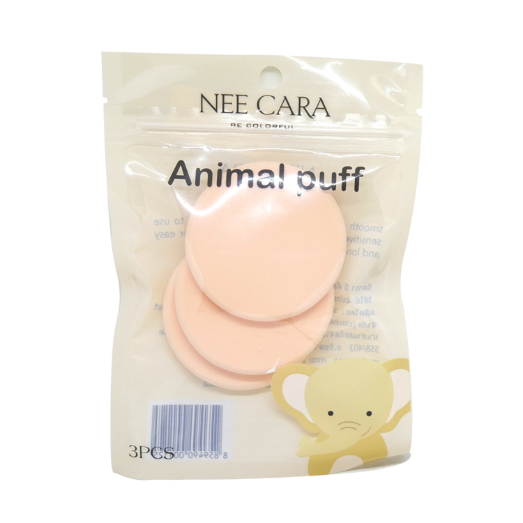 Nee Cara BE COLORFUL Animal Puff 1 PCS