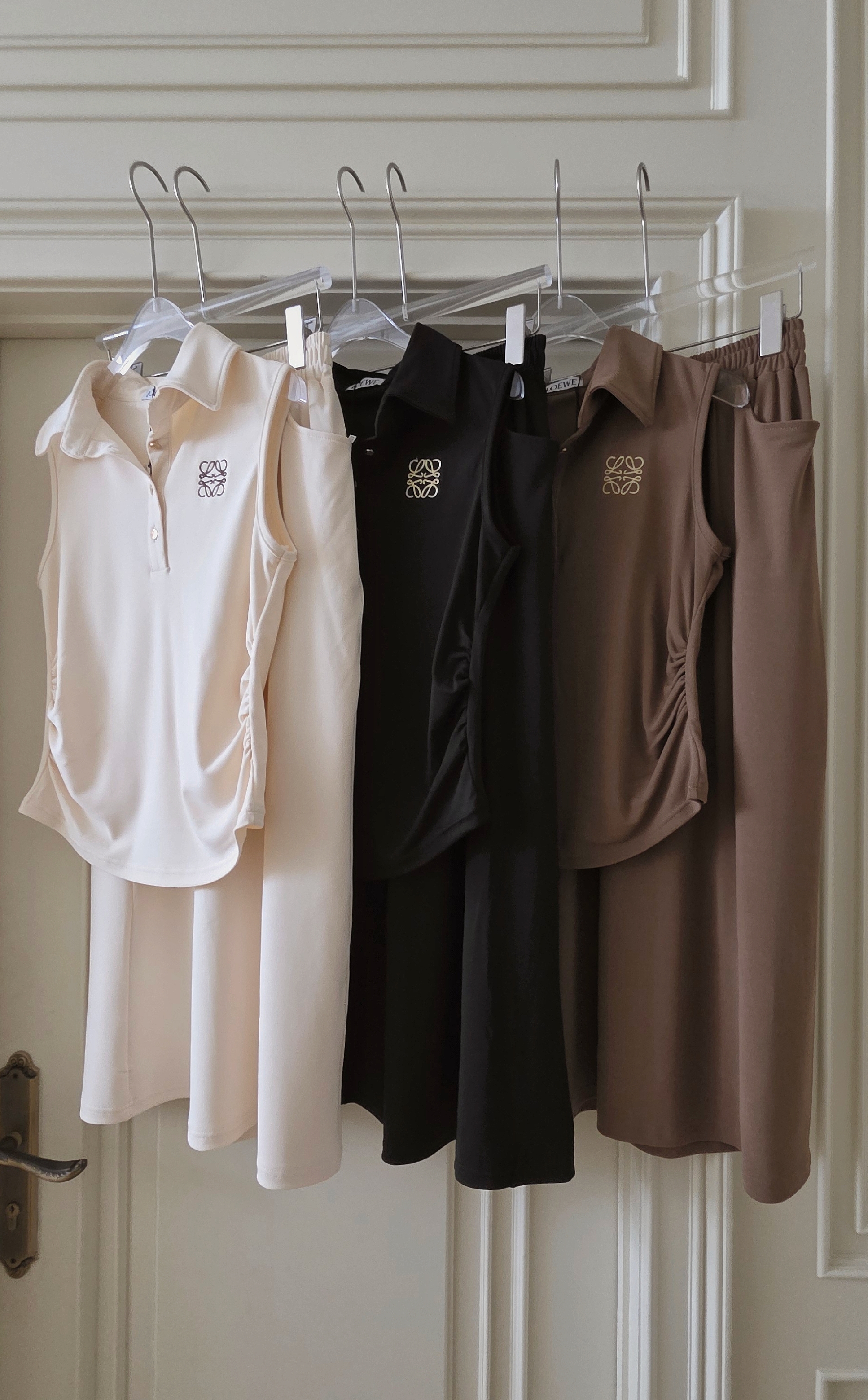 งานเกาหลี 100% Tag#cottoncandy เซท เสื้อ ผ้าเนื้อดีเด้งยืดหยุ่น ใส่สบาย เนื้อผ้าละมุนผิวสุดๆ + พร้อมกระโปรงฟรีไซส์