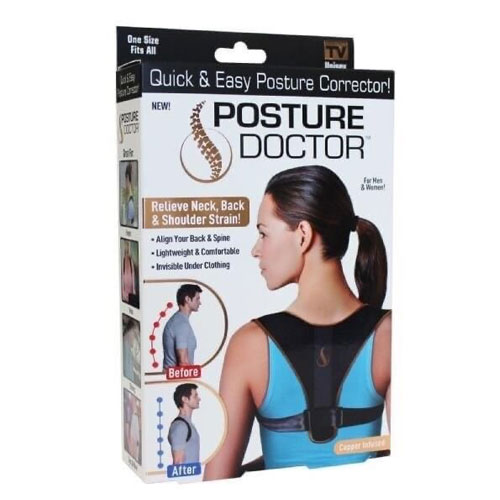 เข็มขัดพยุงหลัง ดัดหลังตรง เสริมบุคลิก POSTURE DOCTOR WH-GE-HE-B2020
