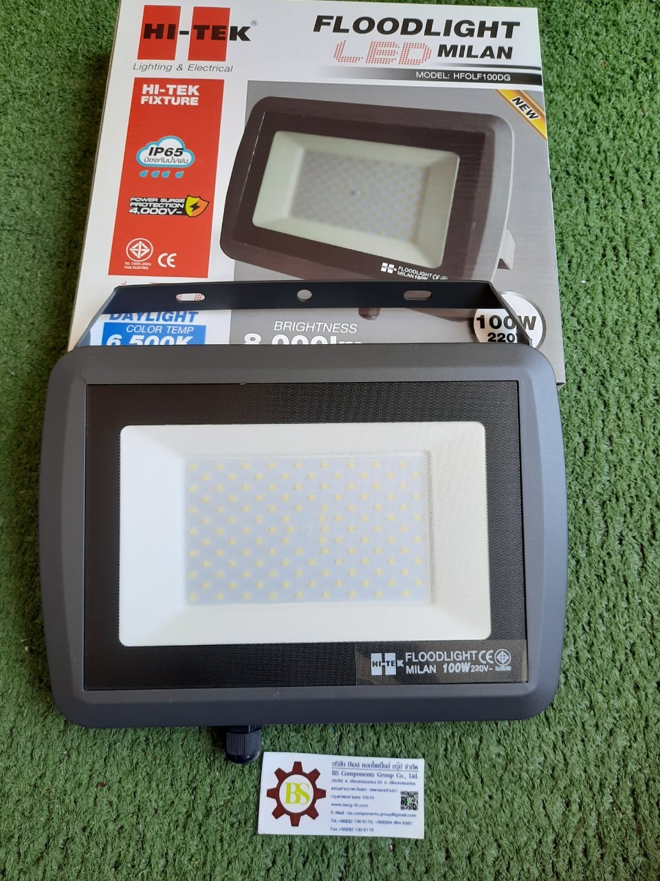 HI-TEK : โคมฟลัดไลท์ LED 100W Daylight Model : HFOLF100DG