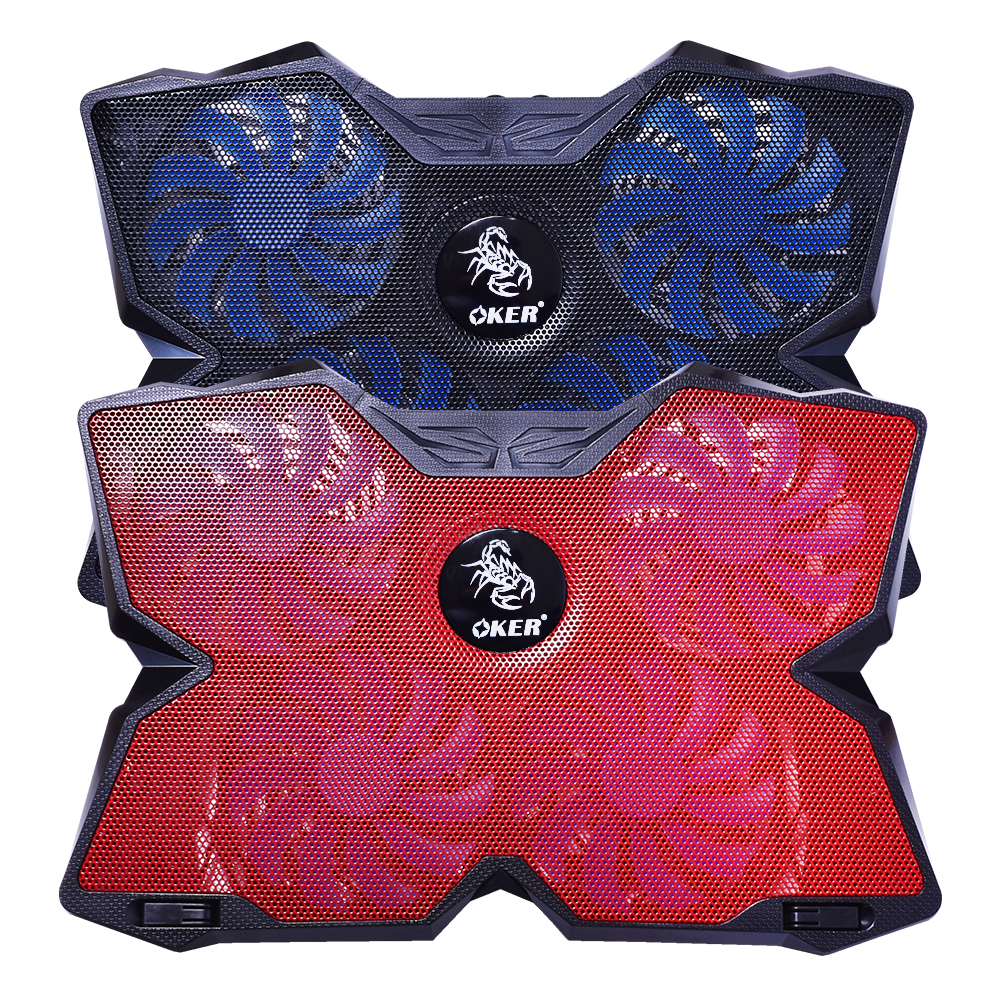 OKER X729 OKER 4 Big GAMING NOTEBOOK COOLING PAD FA-OK-NB-X729B