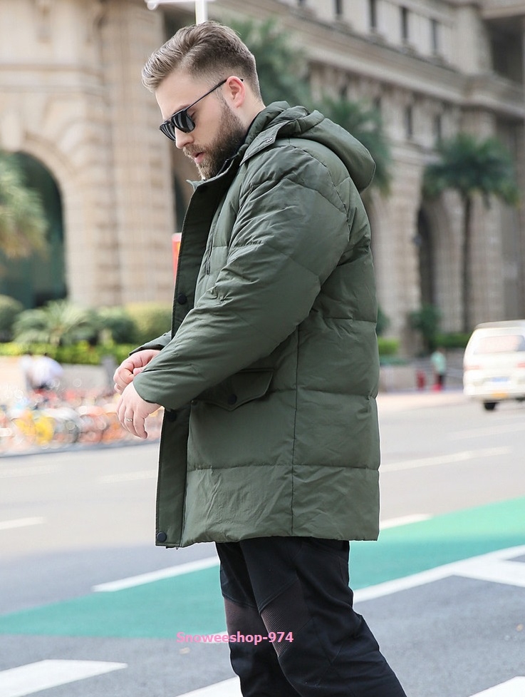 เสื้อขนเป็ดคนอ้วน เสื้อกันหนาวบิ๊กไซส์ ฟังก์ชั่นครบใส่ติดลบ 40 รอบอกใหญ่ถึง 67 นิ้ว