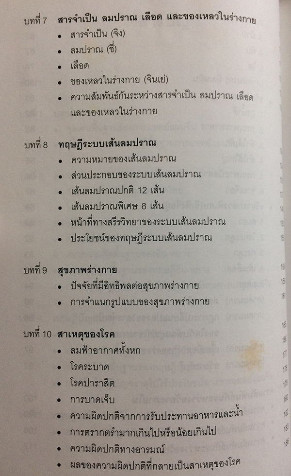 ทฤษฎีพื้นฐานการแพทย์แผนจีน (Basic Theory of Traditional Chinese Medicine)