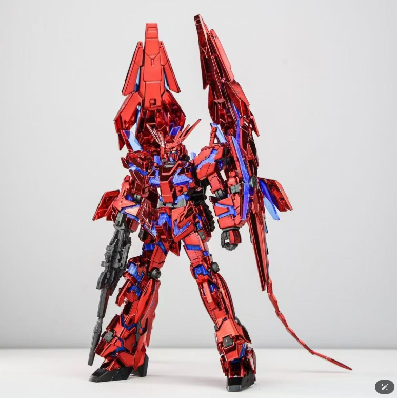 HGUC 1/144 Unicorn Fighter 03 Phenex Red Electroplated (XD217) [Xing Dong]**ทักเเชทก่อนกดคำสั่งซื้อนะครับ***