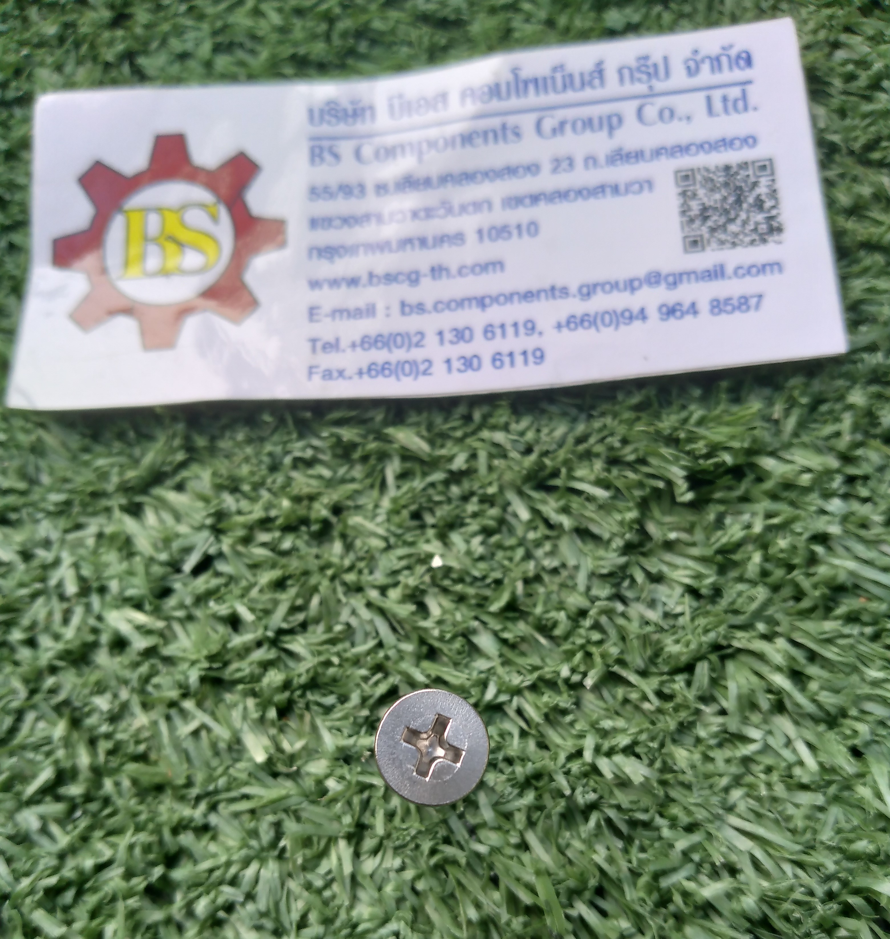 สกรูเกลียวปล่อยสแตนเลสหัวJF # M4.5Fx1"