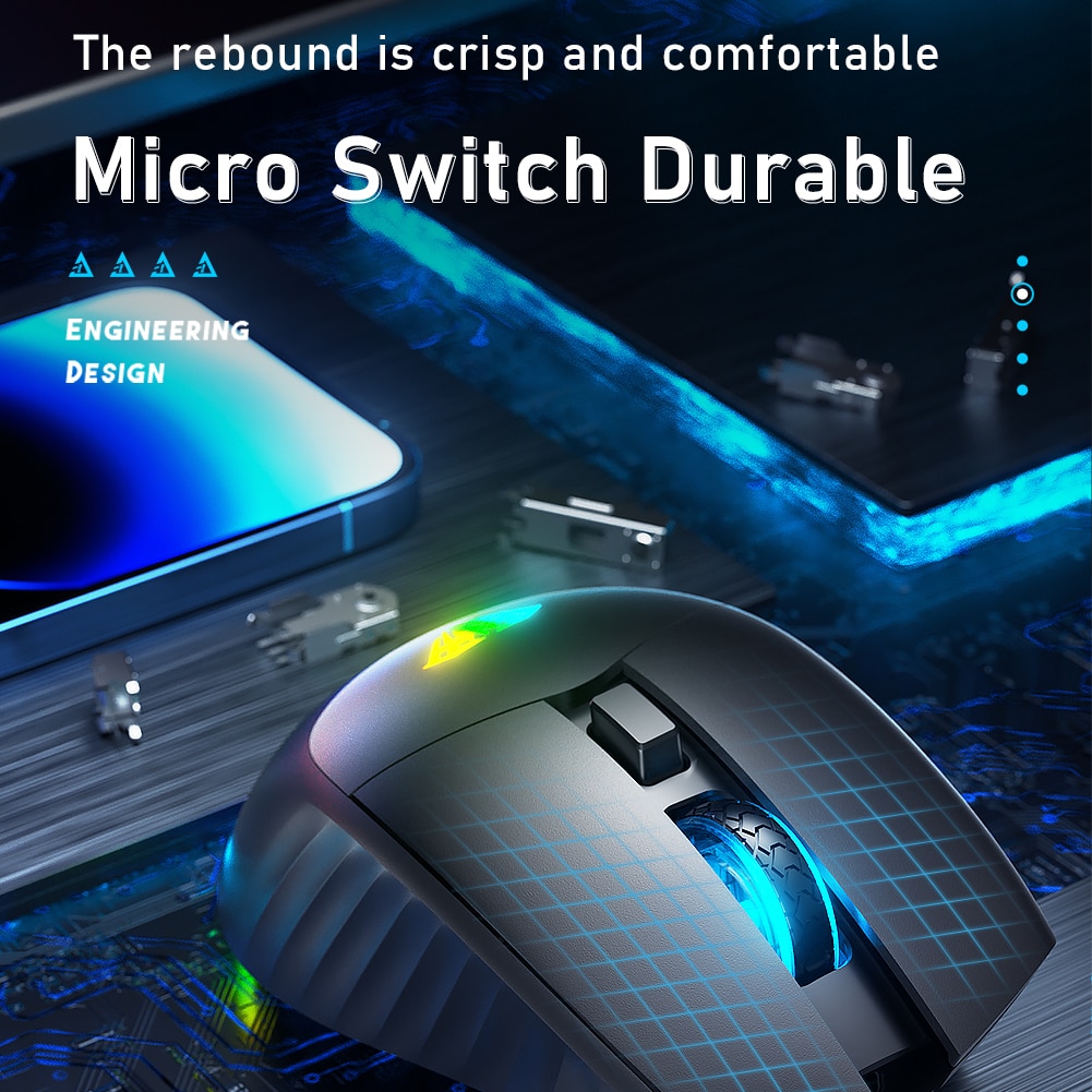 AULA SC520 WIRED & WIRELESS GAMING MOUSE (MACRO) SKU-03000