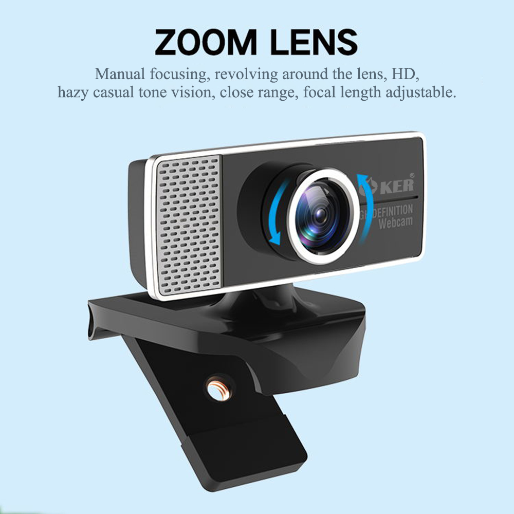 OKER T-299 PC Camera กล้องเว็บแคม 720P/30Fps CM-OK-HD-GT299