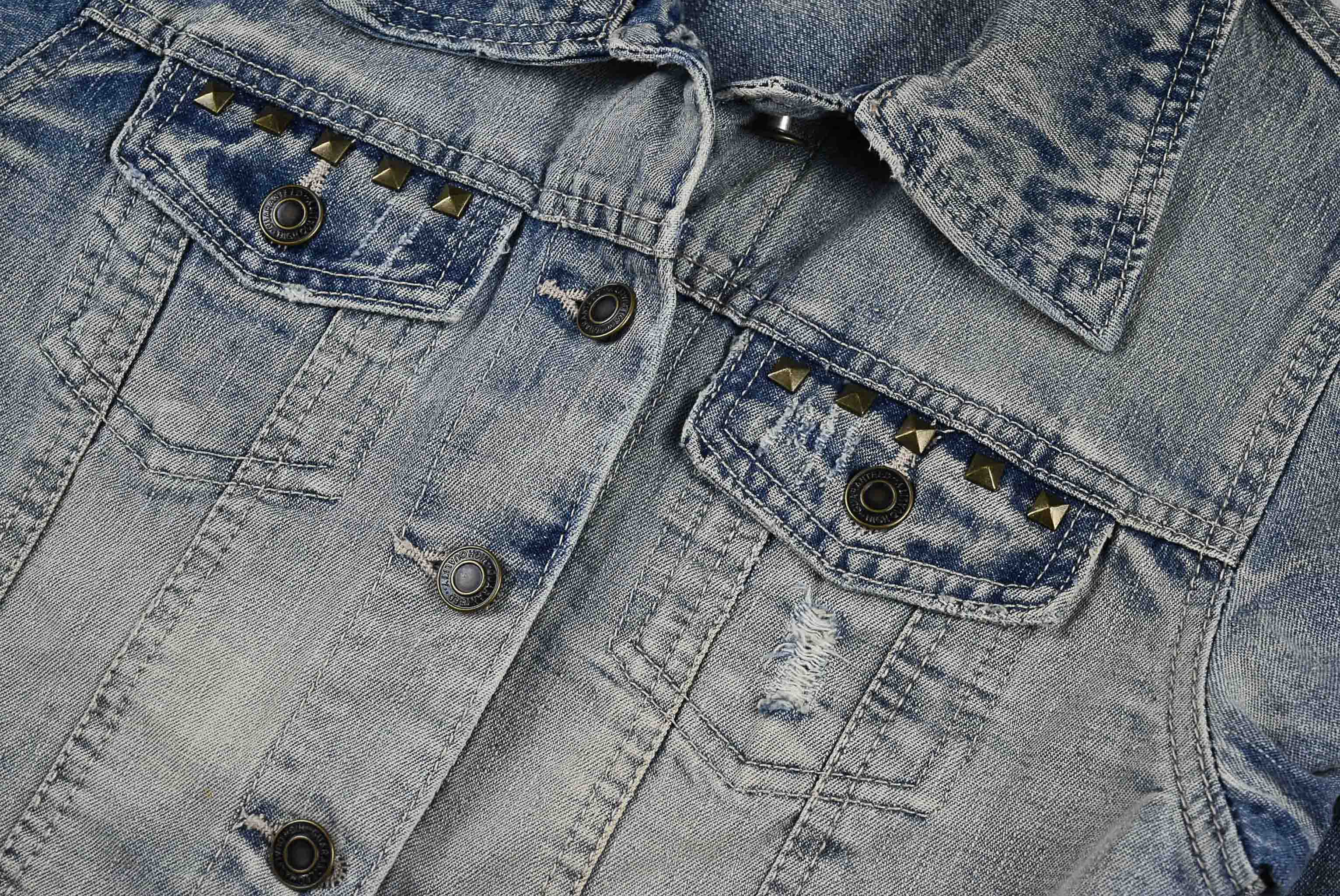 "เสื้อเด็ก" C.O.L.Z.A อกจริง 33 ไซส์ 150 เสื้อแจ็คเก็ตยีนส์ แขนยาว เด็กหญิงชาย สีฟอกซีด สวยเก๋ มีสไตล์ ใส่คลุมกันแดด