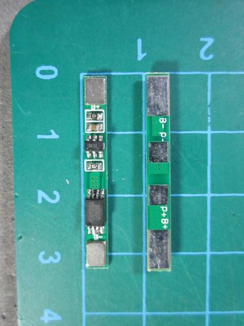 PCM 18650 แบตเตอรี่ลิเธียม 1เซล 3.7V4.2V สูงสุด 3A (แบบบาง)