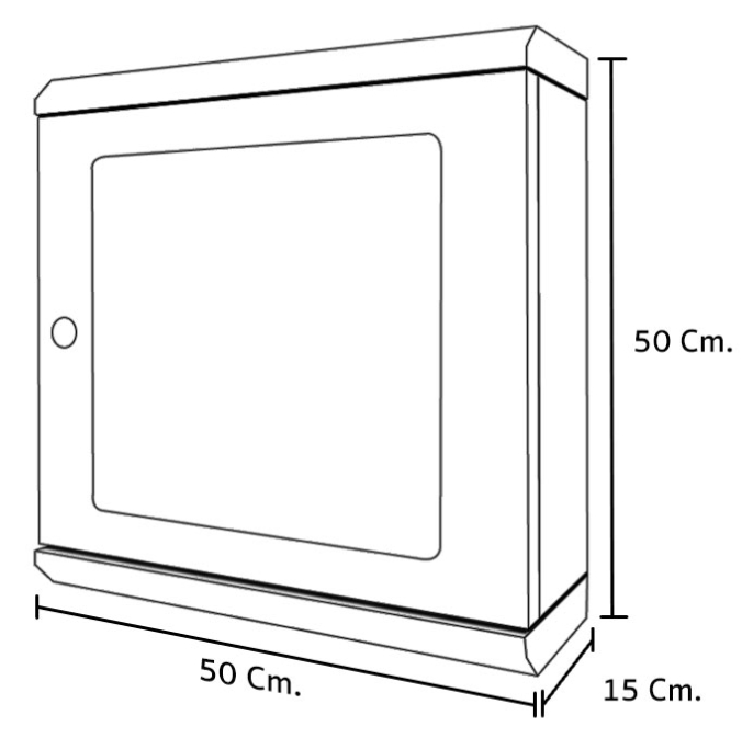 GLINK GWC-02 GLINK NETWORK CABINET (500*150*500) WALL SKU-02913