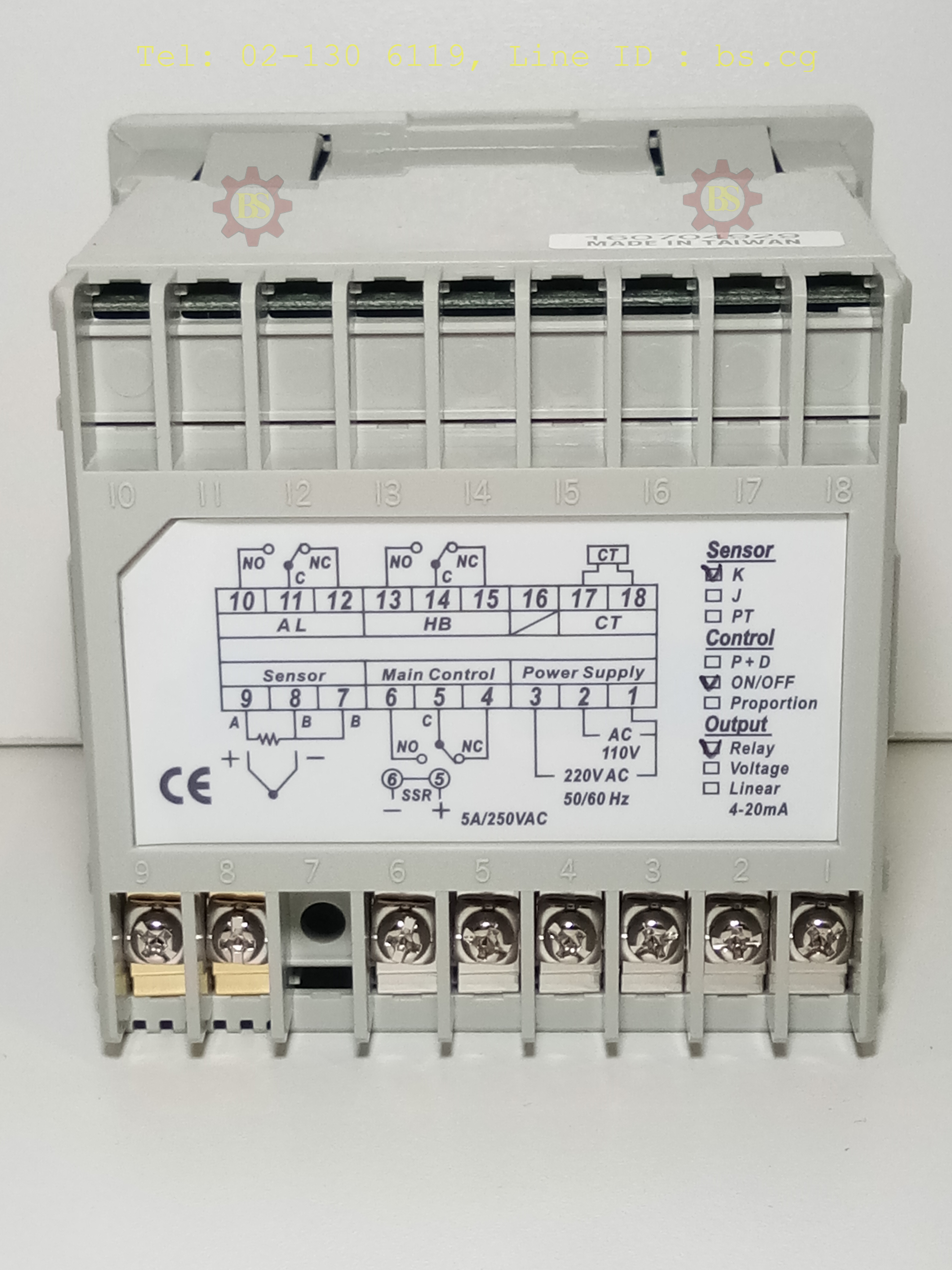 FOTEK : Temperature Controller TC96-AD-R4S